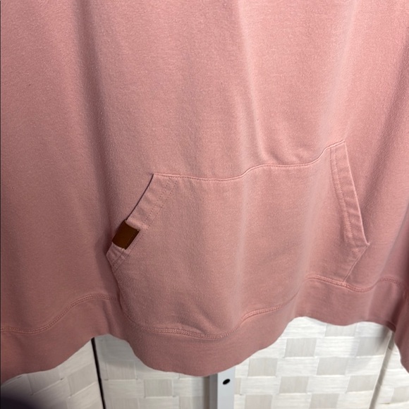 Maurice’s Striped Cowl Neck Pink and Gray Pullover - Picture 4 of 6